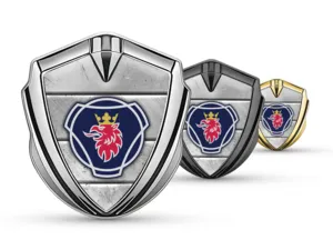 Scania Badge Self Adhesive Modern Look Sturdy Build